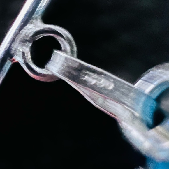 925 Silver Bracelet with Larimar Oval Stones - Picture 3 of 11